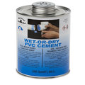 Black Swan Wet-or-Dry PVC Cement (Blue) 1/2 pt. 7079